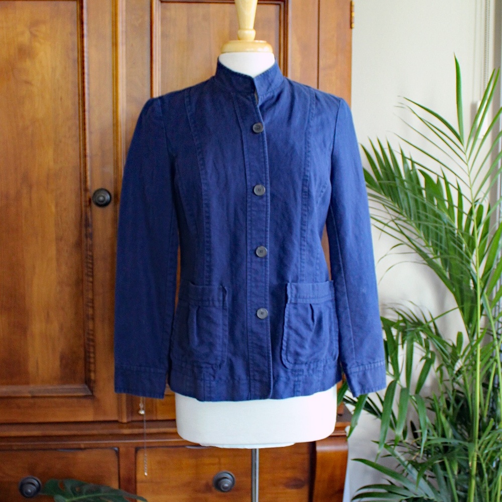Vintage Linen Jacket by Coldwater Creek US size 8